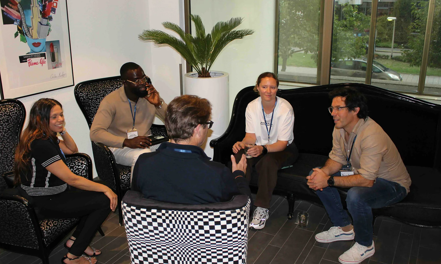 PUC members exchanging ideas during a small group conversation